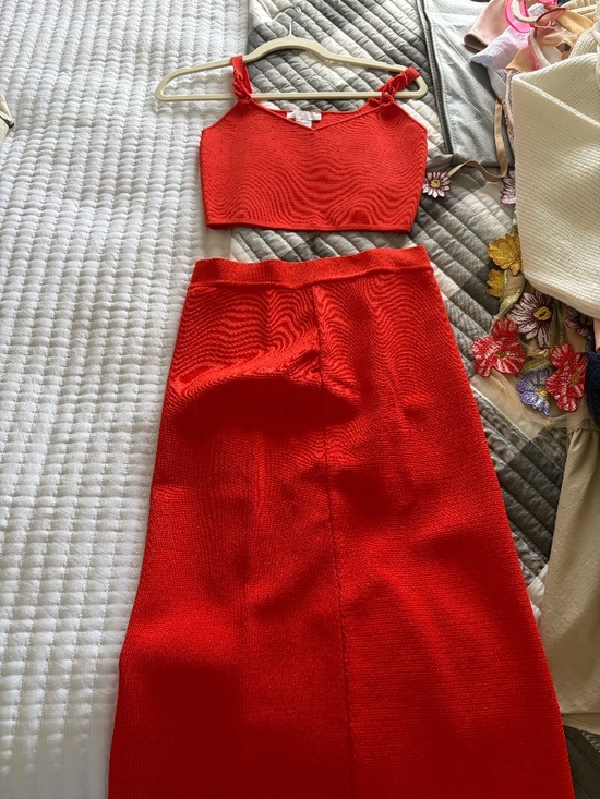 House of Harlow 1960 Dresses & Skirts - Red/Orange House of Harlow Skirt Set